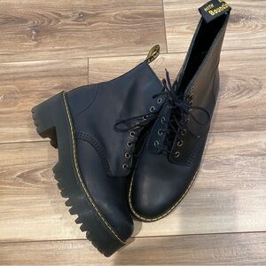 Dr. Martens Black Lace Up Boots women’s size10